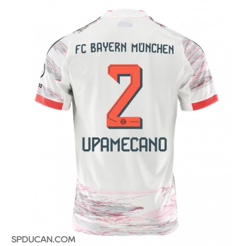 Muški Nogometni Dres Bayern Munich Dayot Upamecano #2 Gostujuci 2025-26 Kratak Rukav